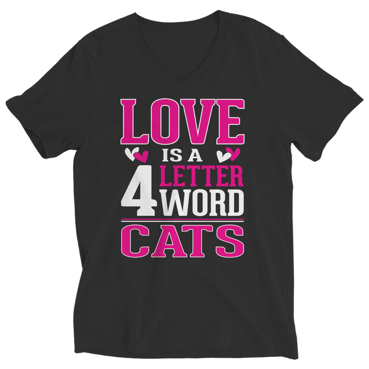 Love Is  A 4 Letter Word Cats Shirts and Hoodies