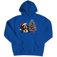 Bernese Mountain Dog Merry Christmas Hoodie