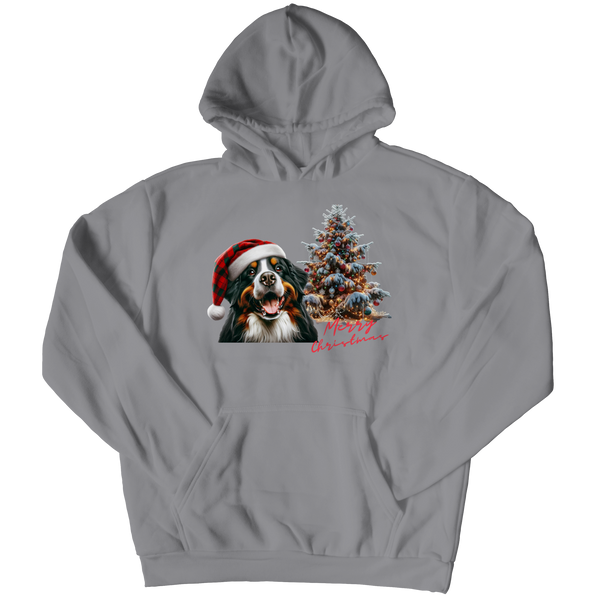 Bernese Mountain Dog Merry Christmas Hoodie
