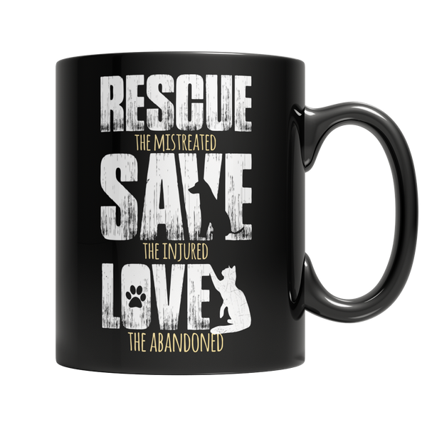 Rescue Save Love Coffee Mug