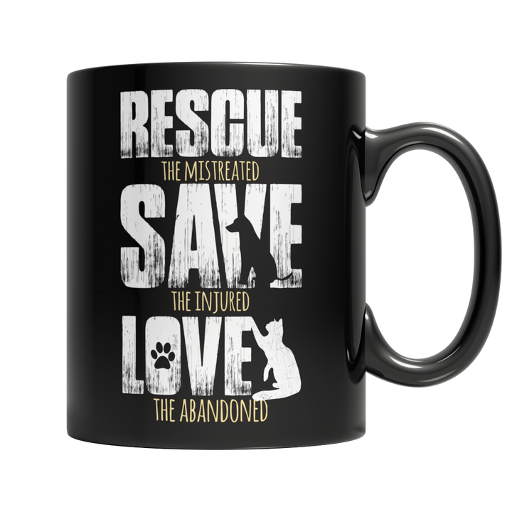 Rescue Save Love Coffee Mug